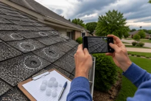 Document Hail Damage for an Insurance Claim 1