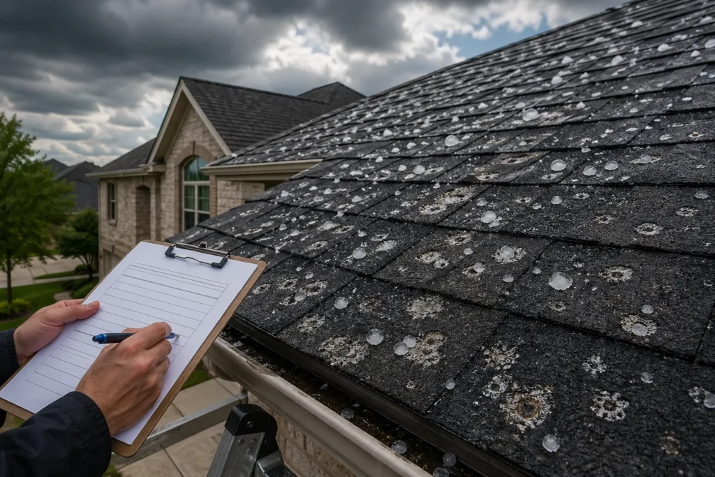 Hail Damage Roof Insurance Claim 2